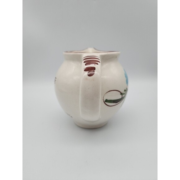 Italian Floral Pitcher Ristorante Tuscolo Grottaferrata Velletri Souvenir Piece? - Picture 4 of 11